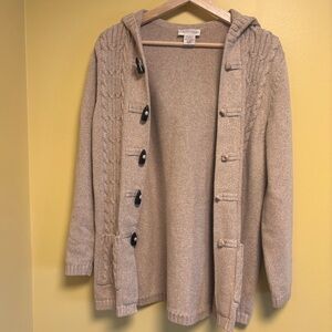 Tan Cotton Cardigan